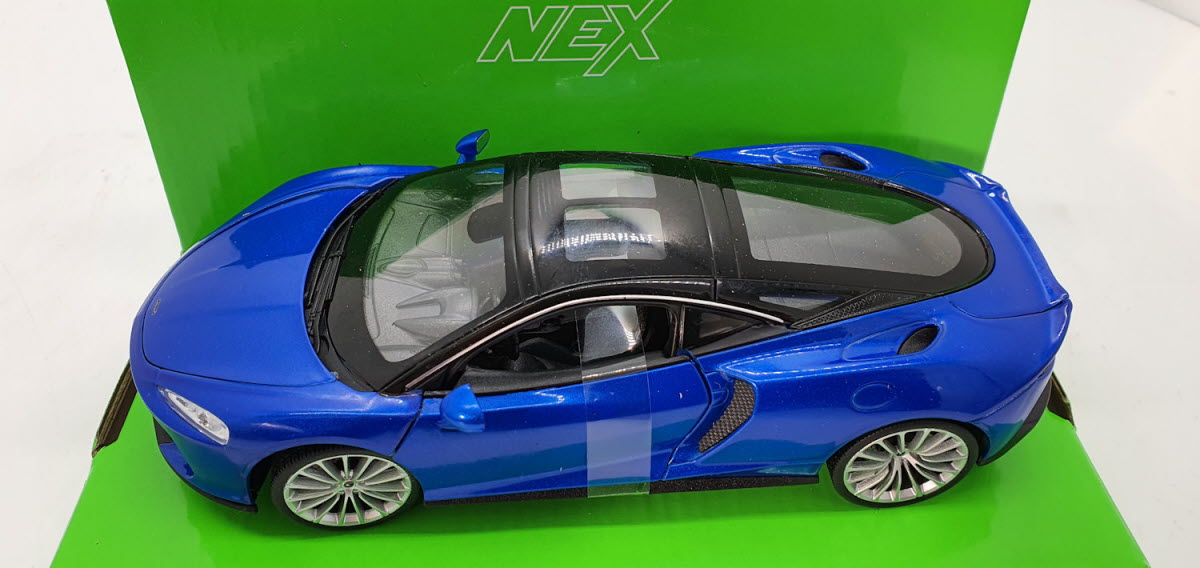 Welly McLaren GT Blauw metallic 1:24 - Welly (WEL24105BLUE)