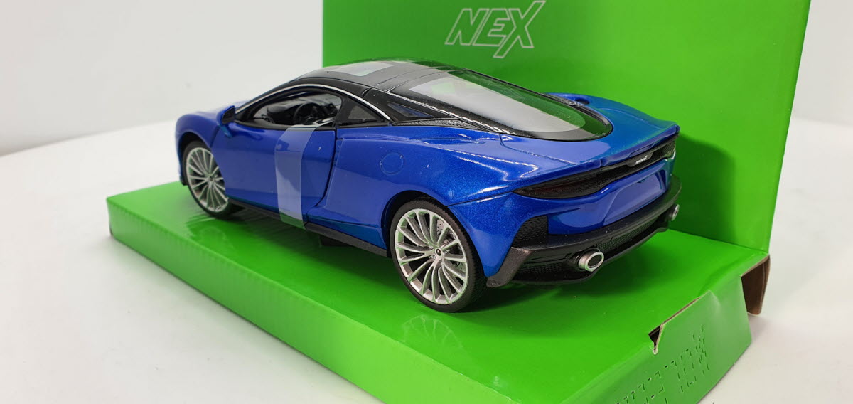 Welly McLaren GT Blauw metallic 1:24 - Welly (WEL24105BLUE)