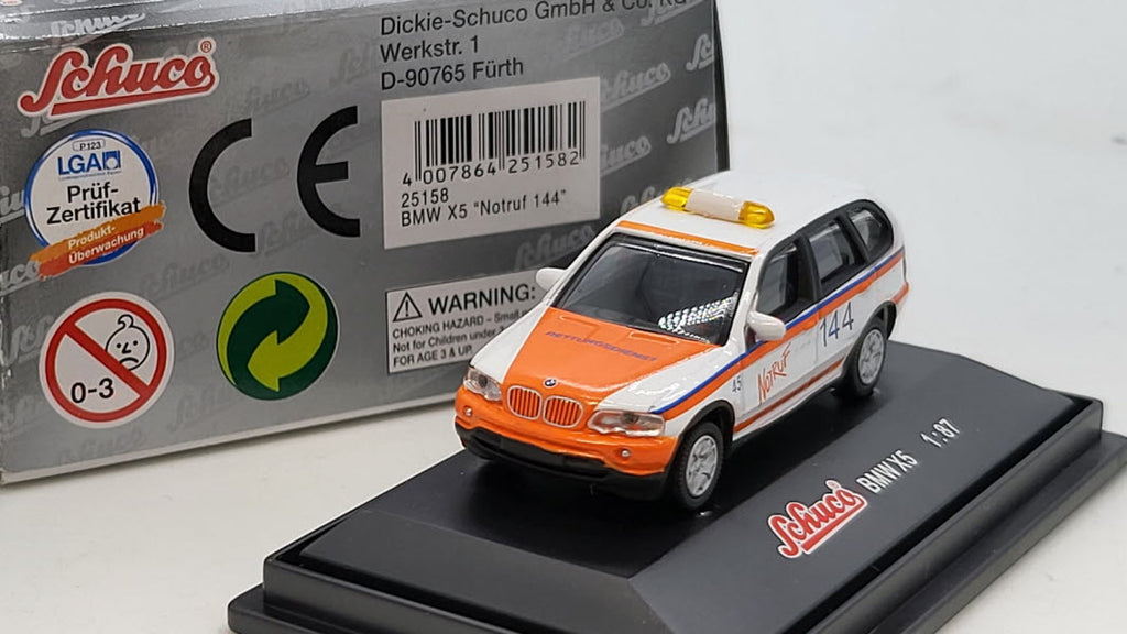 BMW X5 NotRuf 144 - Schuco 1:87