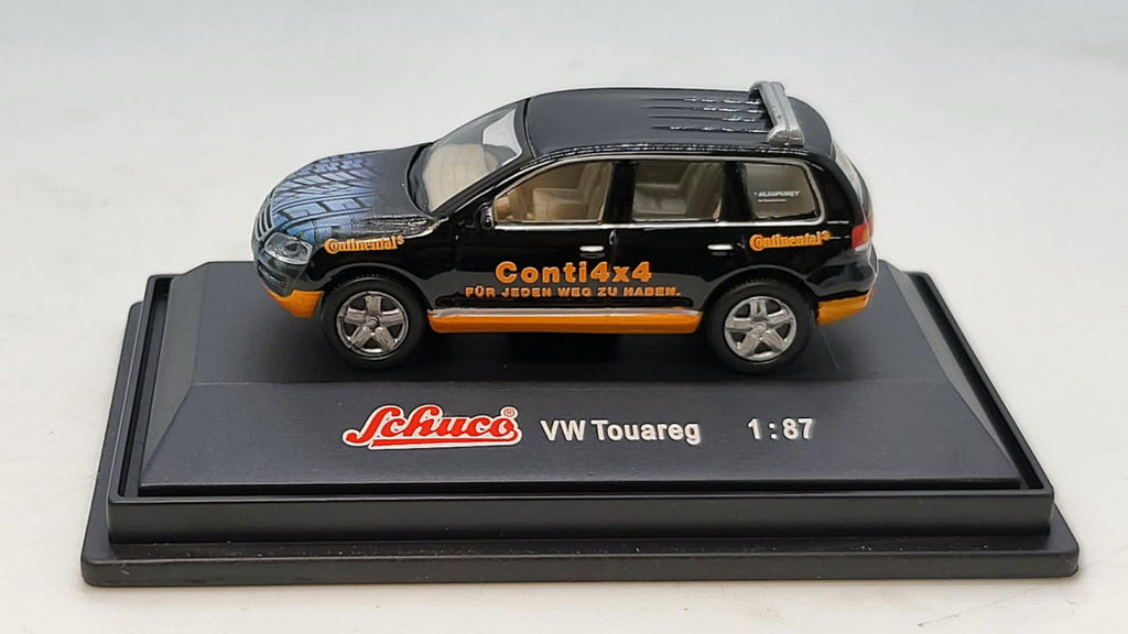 Volkswagen Touareg Continental Zwart - Schuco 1:87