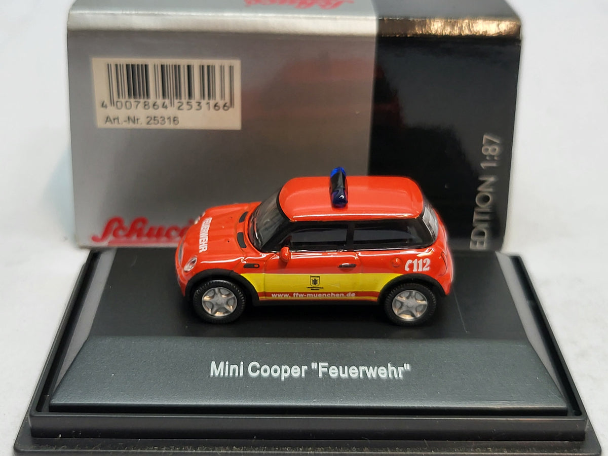 Mini Cooper Feuerwehr - Schuco 1:87