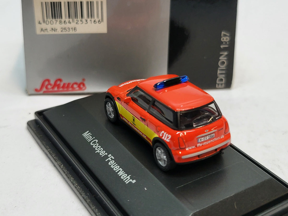 Mini Cooper Feuerwehr - Schuco 1:87