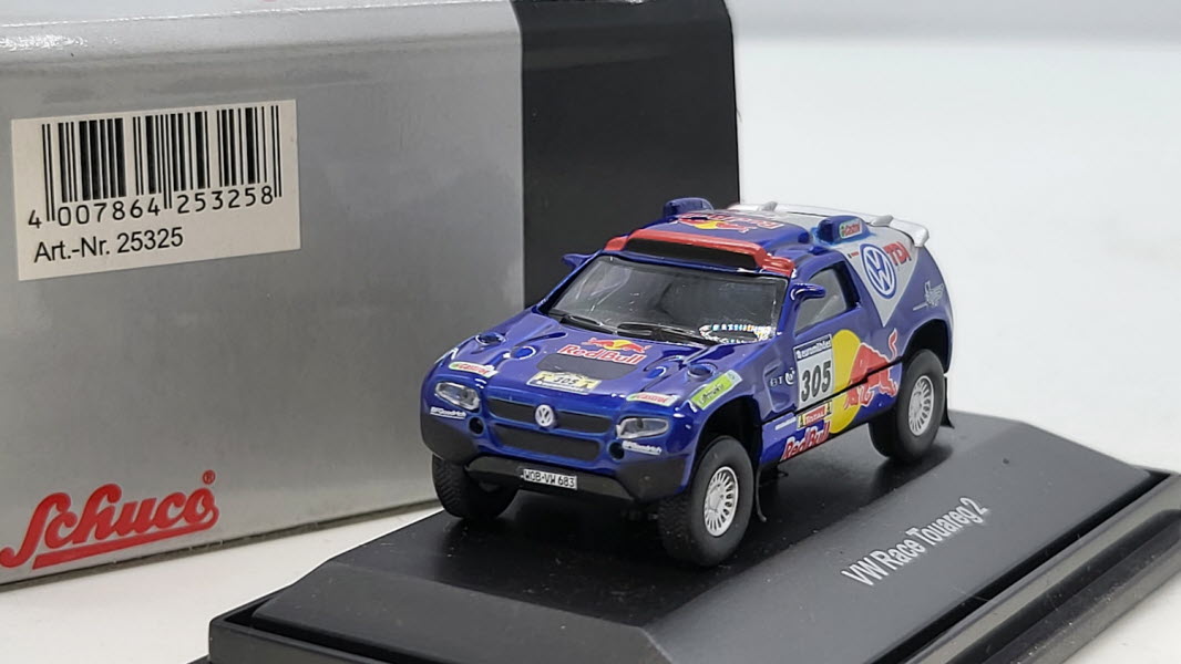 Volkswagen Touareg 2 Red Bull #305 Parijs-Dakar - Schuco 1:87