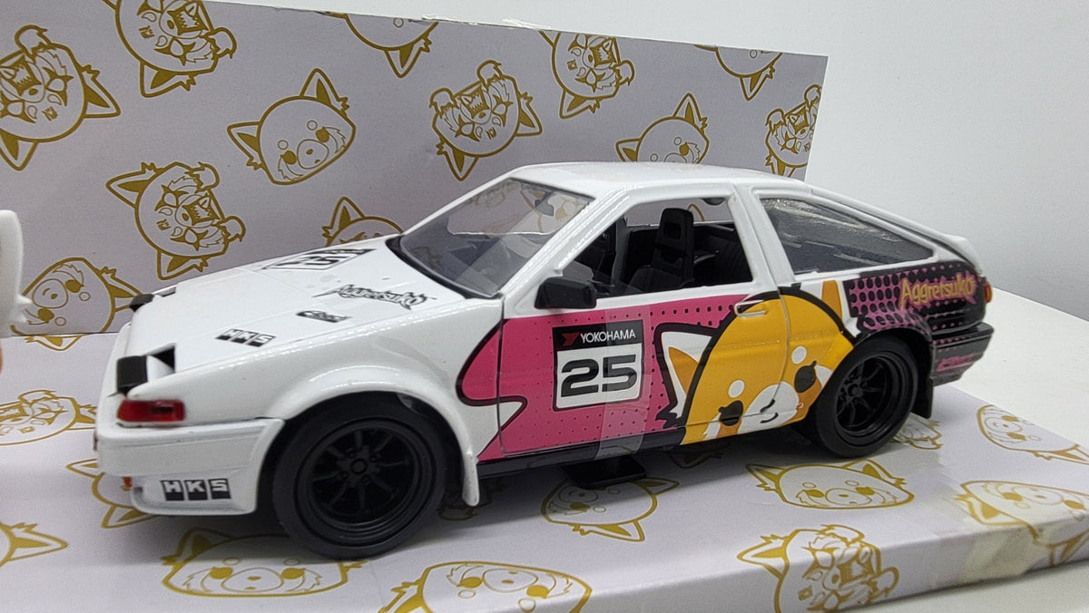 Jada Toys Toyota Trueno 1986, Aggretsuko - Schaal 1:24