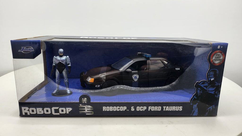 Ford Taurus Detroit Police RoboCop Zwart - Jada Toys 1:24