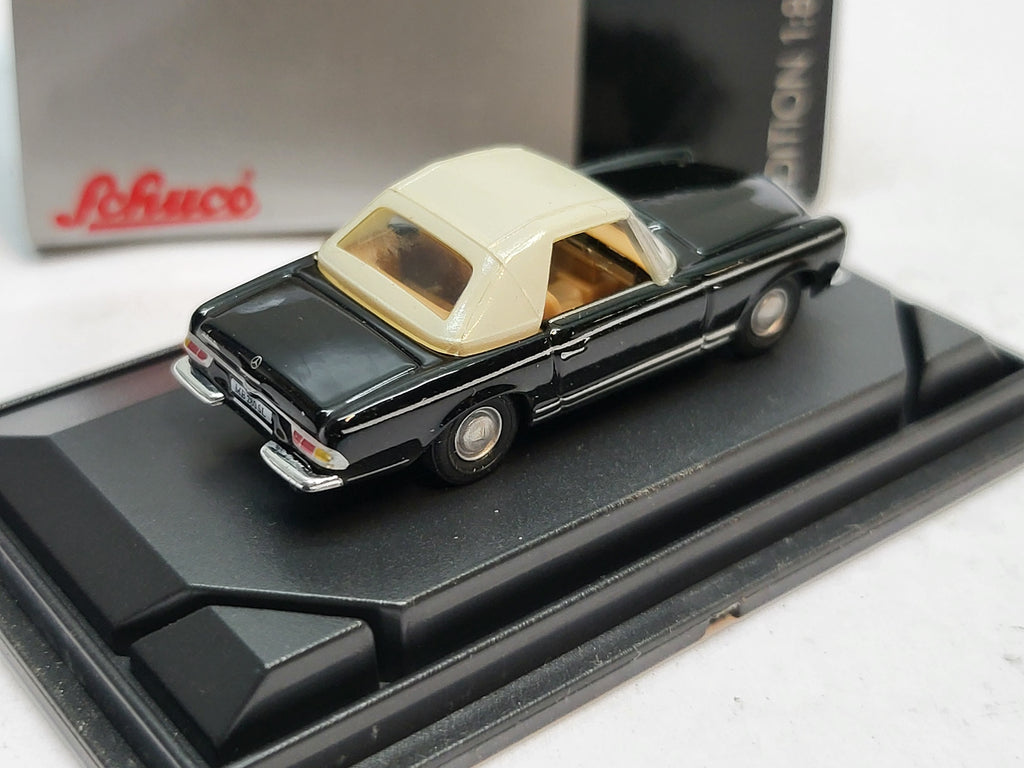 Mercedes-Benz 280SL Softtop Pagode Zwart - Schuco 1:87