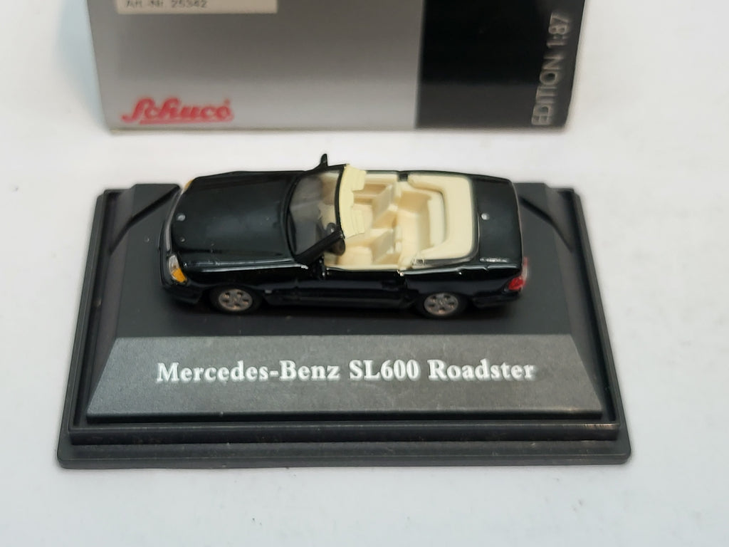 Mercedes-Benz SL600 Roadster Zwart - Schuco 1:87
