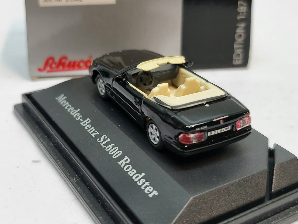 Mercedes-Benz SL600 Roadster Zwart - Schuco 1:87