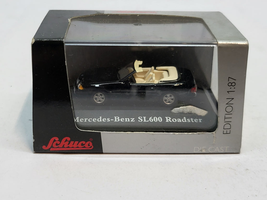 Mercedes-Benz SL600 Roadster Zwart - Schuco 1:87
