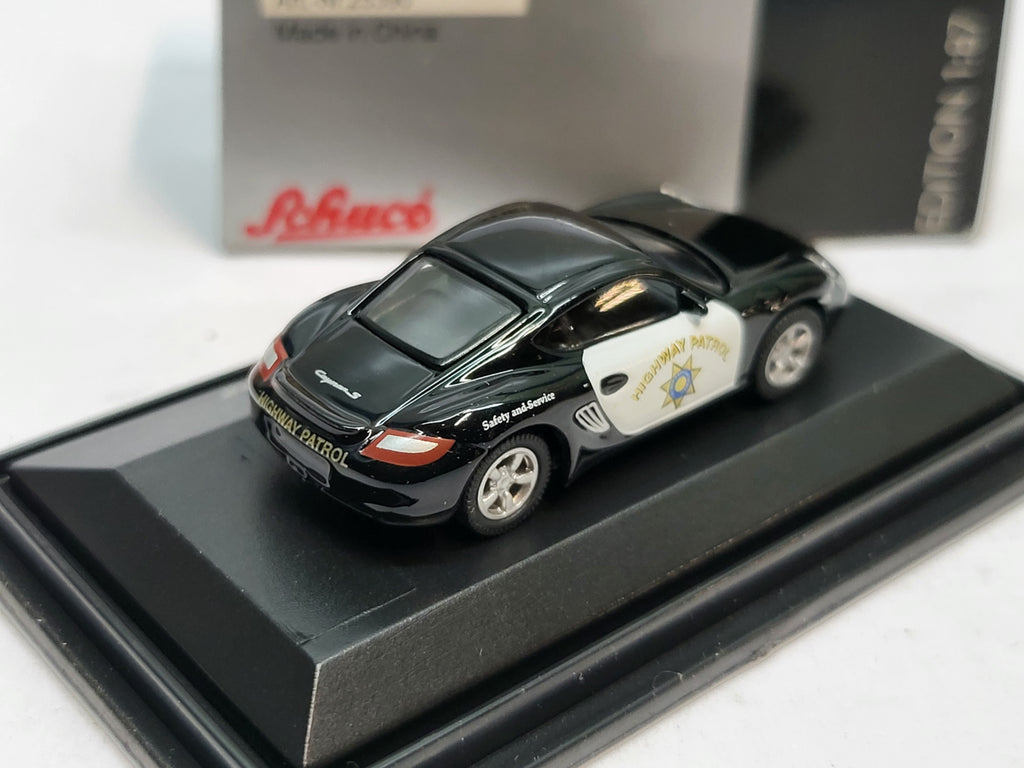 Porsche Cayman S Highway Patrol - Schuco 1:87