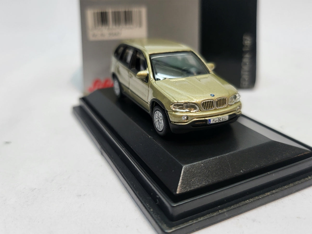 BMW X5 Beige Metallic 2002 - Schuco 1:87