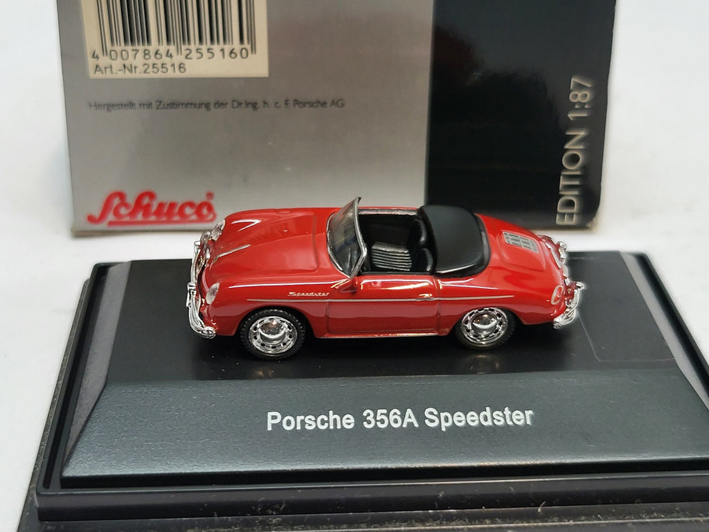 Porsche 356A Speedster Rood - Schuco 1:87