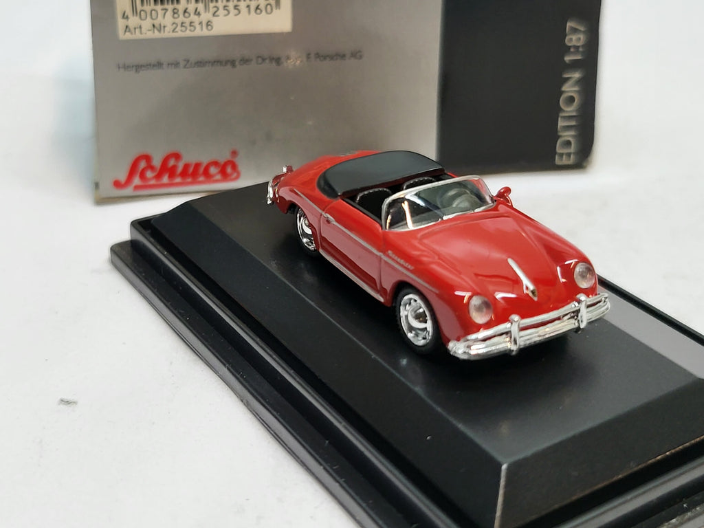 Porsche 356A Speedster Rood - Schuco 1:87