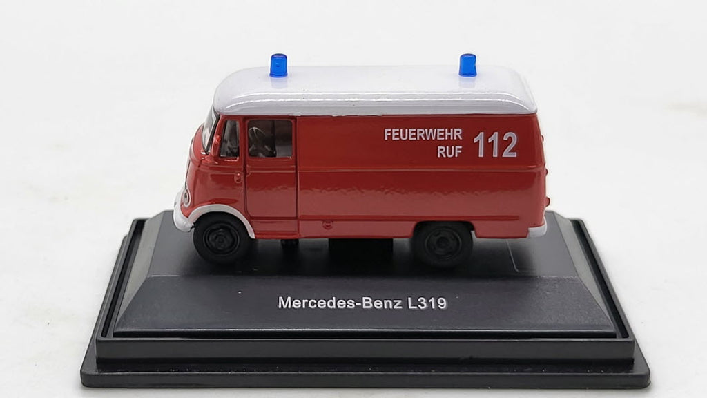 Mercedes-Benz L319 Feuerwehr Ruf 112 - Schuco 1:87