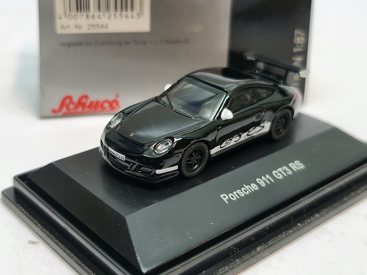 Porsche 911 GT3 RS Zwart/Wit - Schuco 1:87