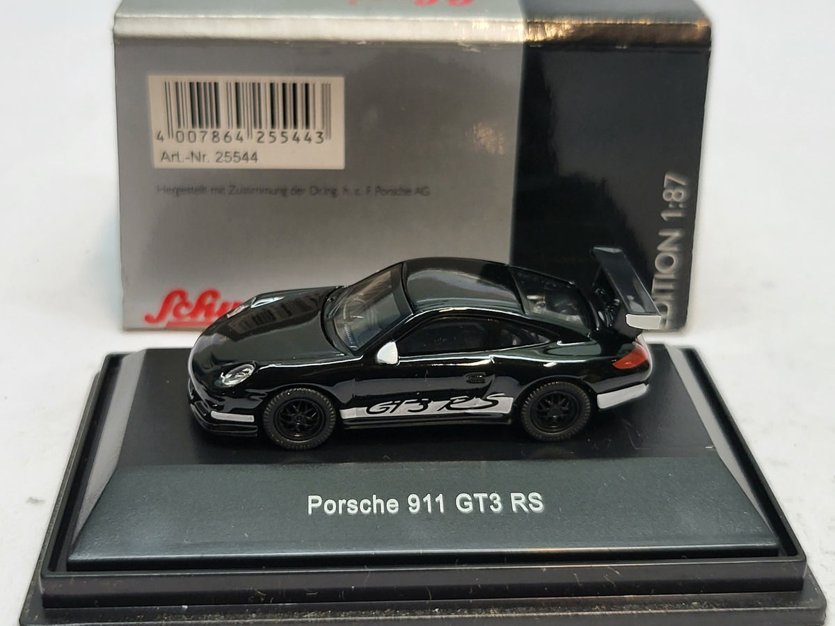 Porsche 911 GT3 RS Zwart/Wit - Schuco 1:87