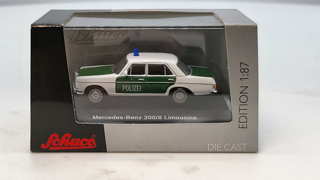 Mercedes-Benz 200/8 Limousine Polizei - Schuco 1:87