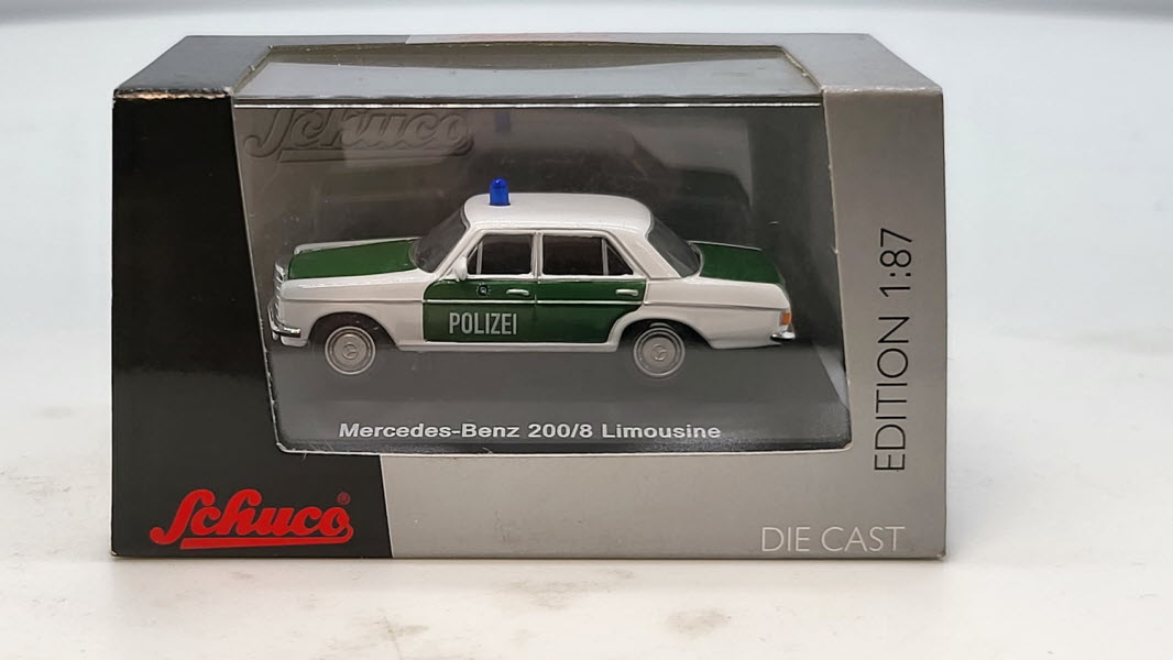 Mercedes-Benz 200/8 Limousine Polizei - Schuco 1:87