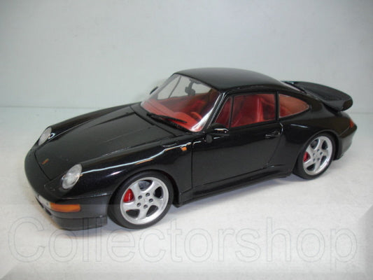 UT Models Porsche 911 993 Turbo S 1995 Black - Schaal 1:18