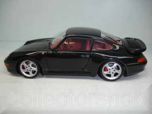 UT Models Porsche 911 993 Turbo S 1995 Black - Schaal 1:18