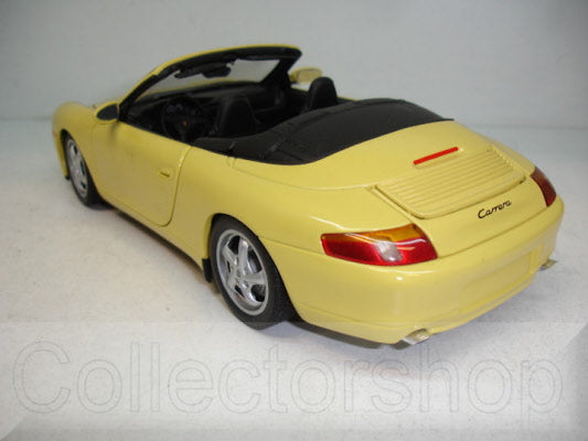 UT Models Porsche 996 Cabrio Yellow - Schaal 1:18