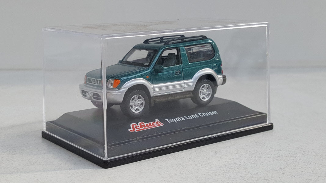 Schuco Toyota Land Cruiser, groen-grijs metallic - Schaal 1:72
