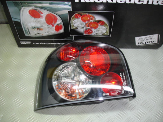 Audi A3 1996-03/2003 Achterlichtset Zwart In-Pro