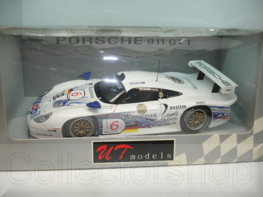 UT Models Porsche 911 GT1 T.Boutsen/H.J.Stuck 1997 - Schaal 1:18