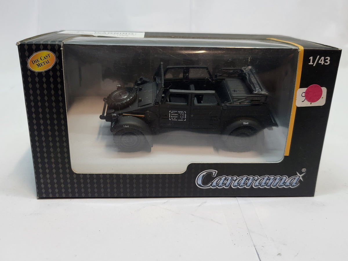 Volkswagen Kübelwagen Typ 82 Open Top Groen 1940 - Cararama 1:43