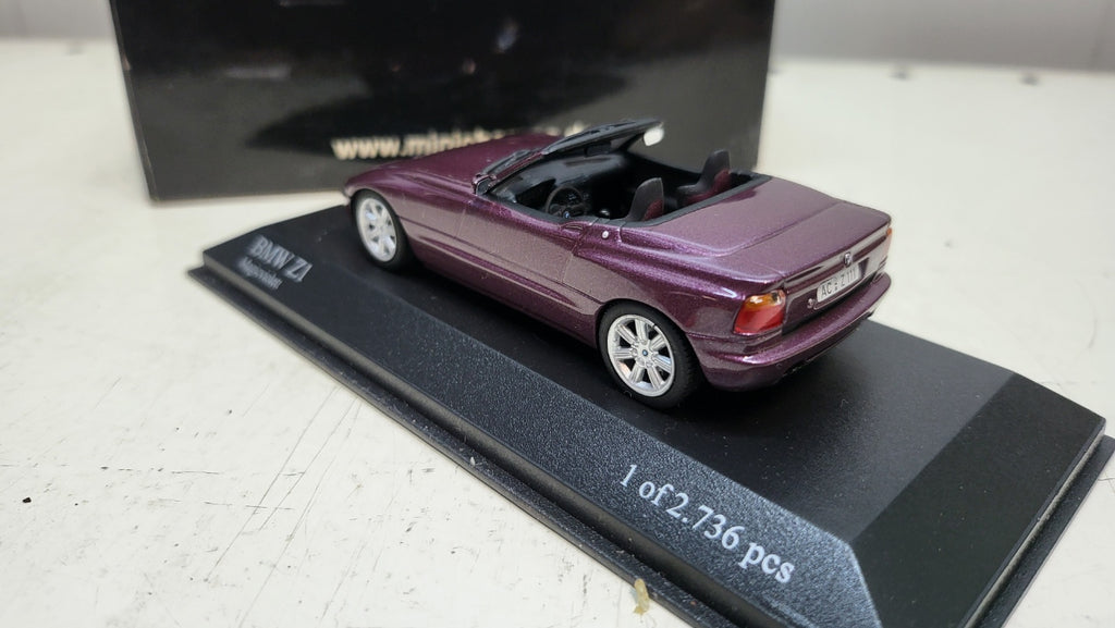 Minichamps BMW Z1 1987 Paars Metallic - Schaal 1:43