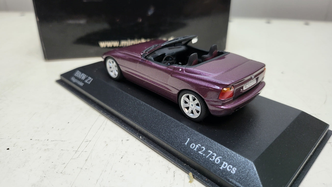 Minichamps BMW Z1 1987 Paars Metallic - Schaal 1:43