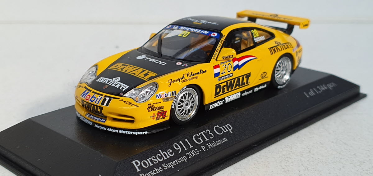 Minichamps Porsche 911 GT3 Cup 2003 P. Huisman #29 - Schaal 1:43