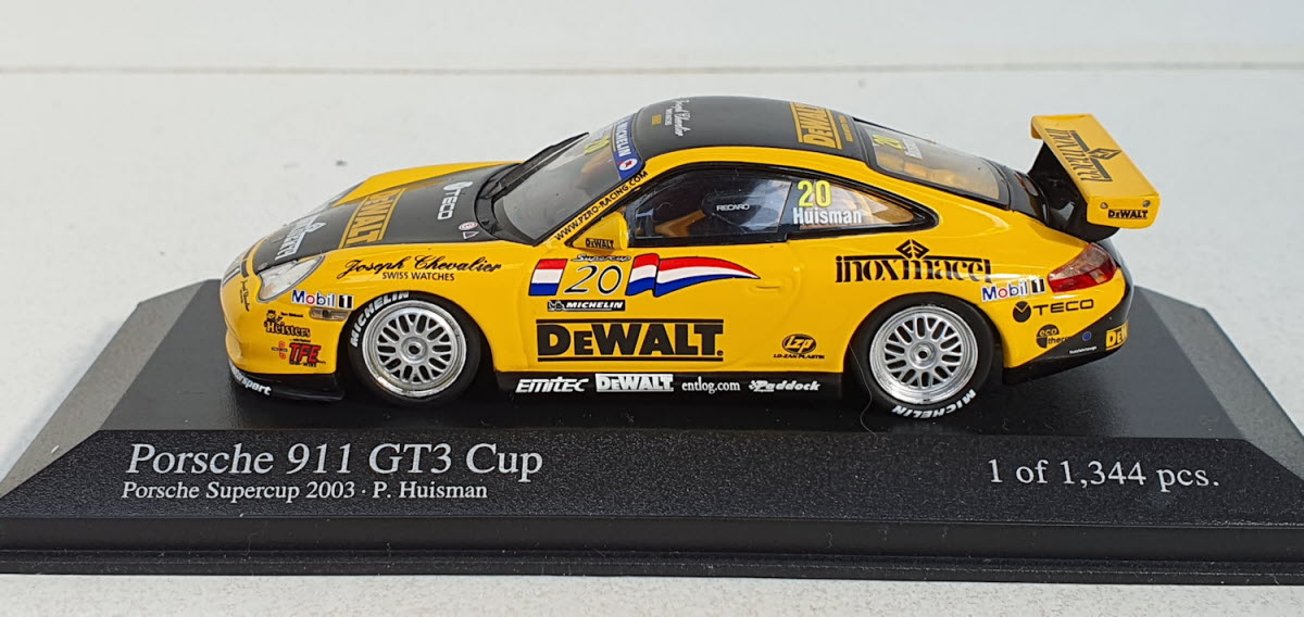 Minichamps Porsche 911 GT3 Cup 2003 P. Huisman #29 - Schaal 1:43