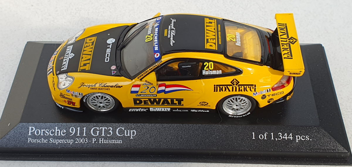 Minichamps Porsche 911 GT3 Cup 2003 P. Huisman #29 - Schaal 1:43