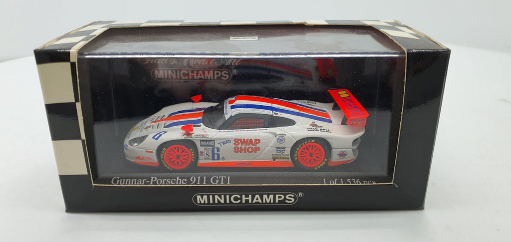 Minichamps Gunnar Porsche 911 GT1 2003 - Schaal 1:43