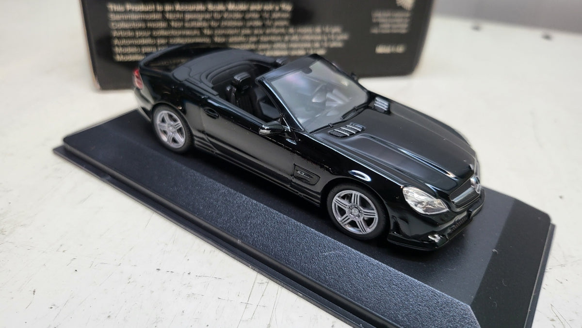 Minichamps Mercedes-Benz SL63 AMG Zwart 2008 - Schaal 1:43