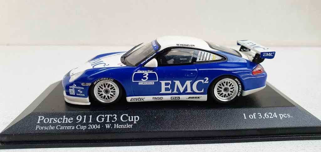 Minichamps Porsche 911 GT3 Cup 2004 W. Henzler #3 - Schaal 1:43