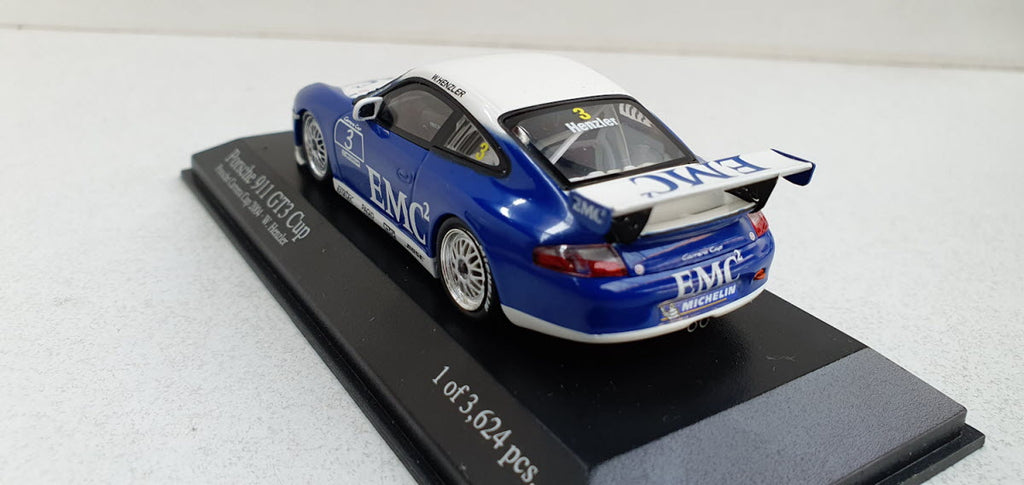 Minichamps Porsche 911 GT3 Cup 2004 W. Henzler #3 - Schaal 1:43