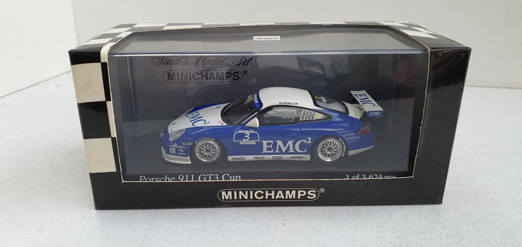 Minichamps Porsche 911 GT3 Cup 2004 W. Henzler #3 - Schaal 1:43