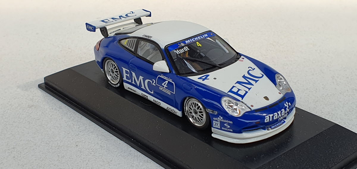 Minichamps Porsche 911 GT3 Cup 2004 J. Hardt #4 - Schaal 1:43