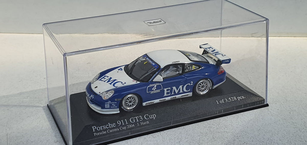 Minichamps Porsche 911 GT3 Cup 2004 J. Hardt #4 - Schaal 1:43
