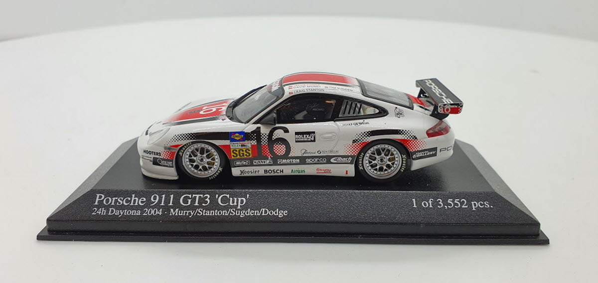Minichamps Porsche 911 GT3 24h Daytona 2004 Murry/Stanton/Sugden/Dodge - Schaal 1:43