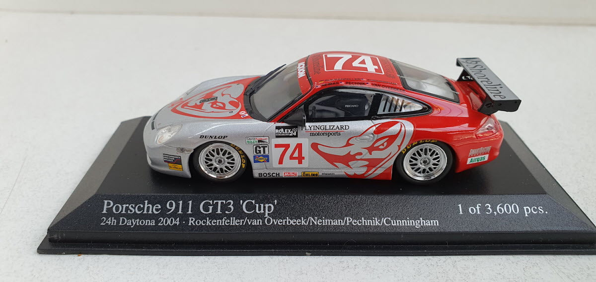 Minichamps Porsche 911 GT3 Cup 24h Daytona 2004 #74 - Schaal 1:43