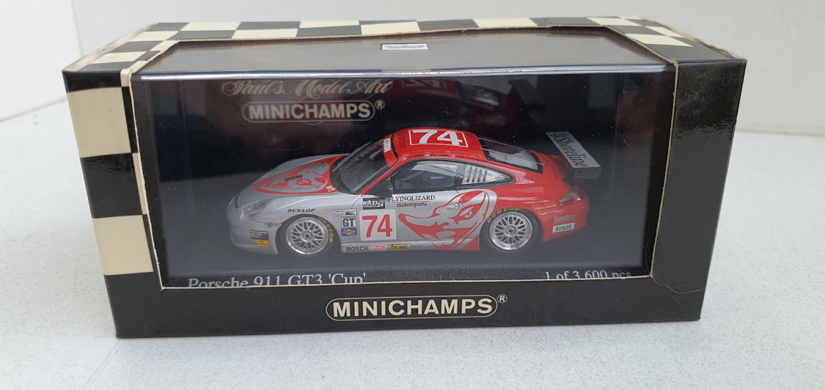 Minichamps Porsche 911 GT3 Cup 24h Daytona 2004 #74 - Schaal 1:43