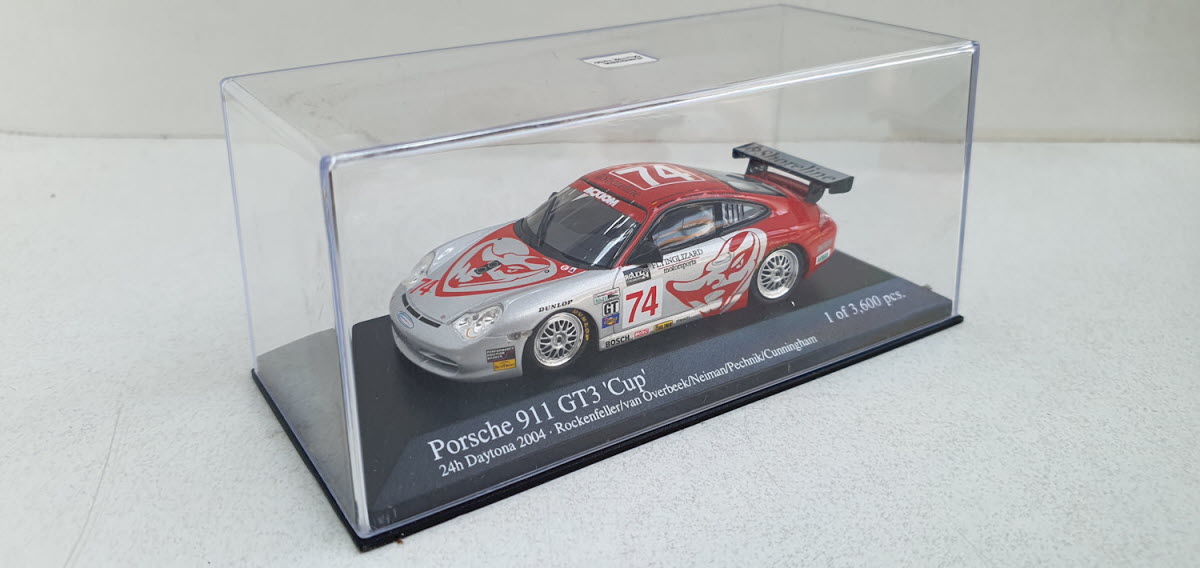 Minichamps Porsche 911 GT3 Cup 24h Daytona 2004 #74 - Schaal 1:43