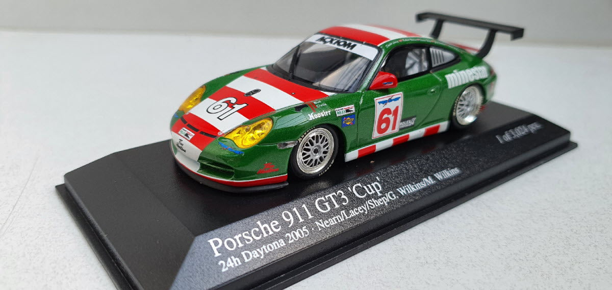 Minichamps Porsche 911 GT3 Cup 24h Daytona 2005 - Schaal 1:43