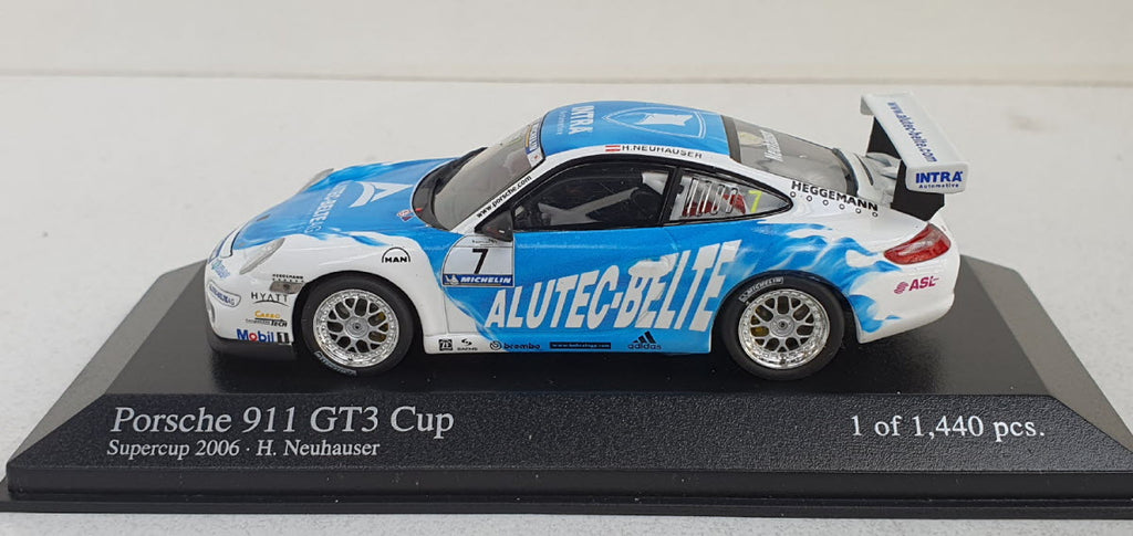 Minichamps Porsche 911 GT3 Cup Supercup 2006 H. Neuhauser - Schaal 1:43
