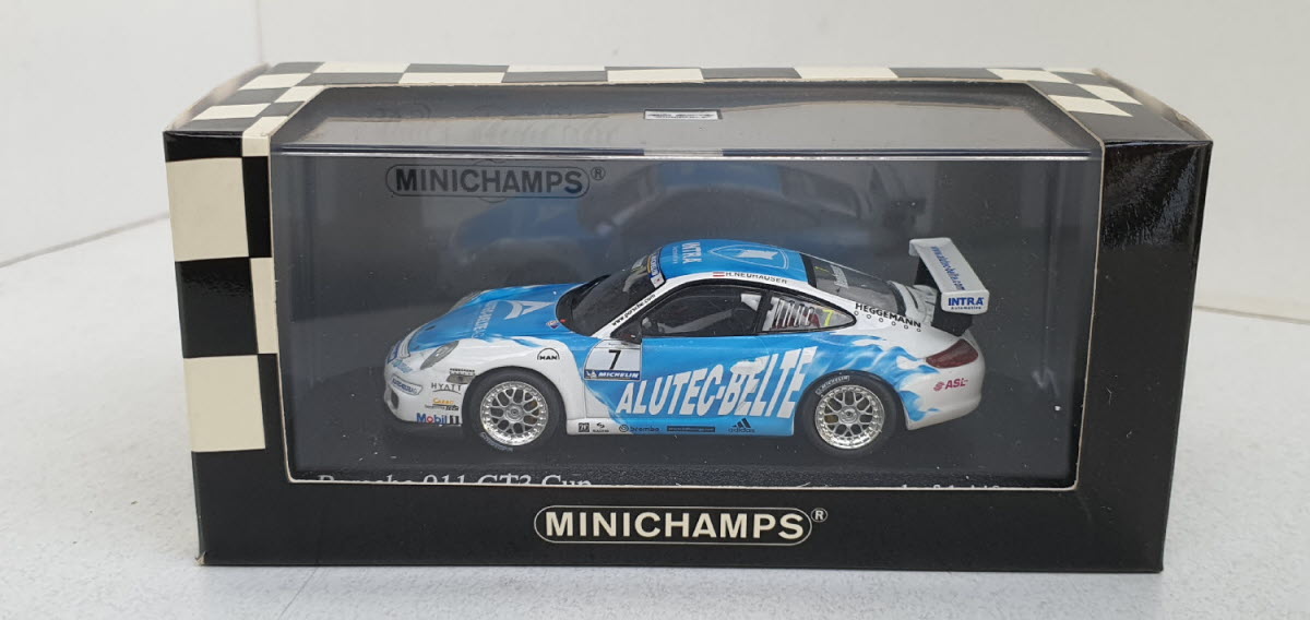 Minichamps Porsche 911 GT3 Cup Supercup 2006 H. Neuhauser - Schaal 1:43