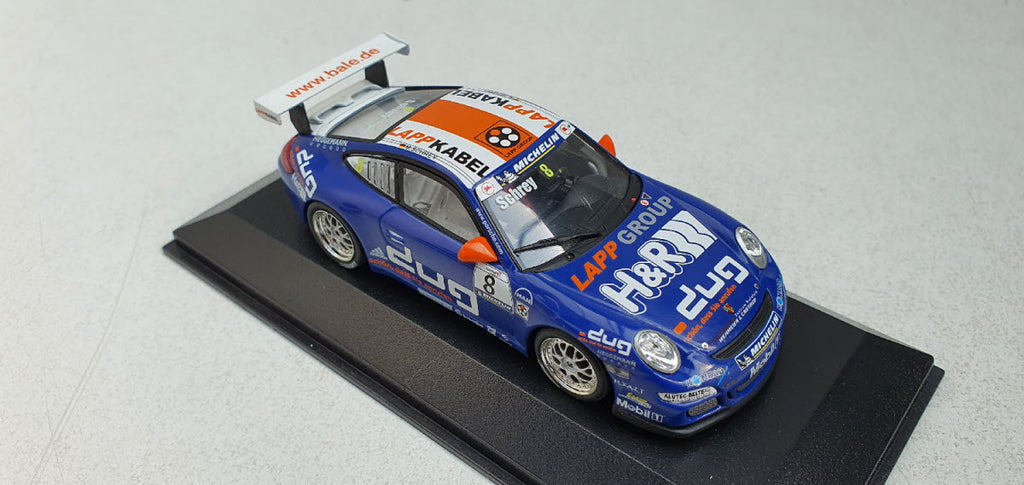Minichamps Porsche 911 GT3 Cup Supercup 2006 M. Schrey - Schaal 1:43