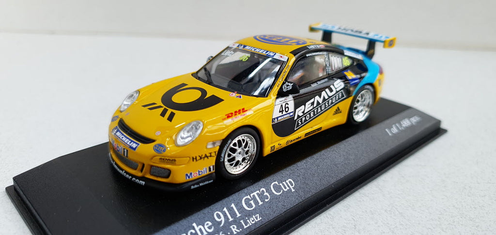 Minichamps Porsche 911 GT3 Cup Supercup 2006 R. Leitz #46 Remus - Schaal 1:43
